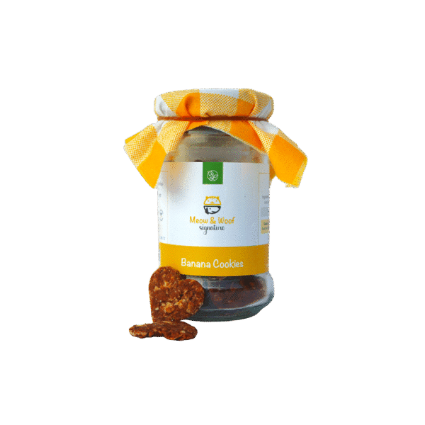 MEOW&WOOF BANANA COOKIES 100G