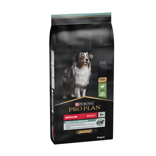 PROPLAN MEDIUM ADULT SENSITIVE DIGESTION LAMB 14KG