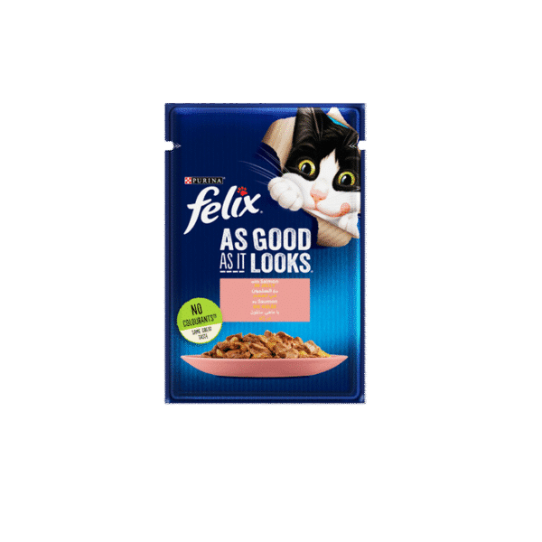 FELIX ADULT SALMON 85G