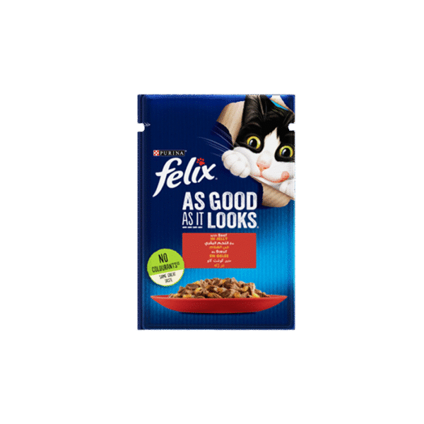 FELIX ADULT BEEF 85G