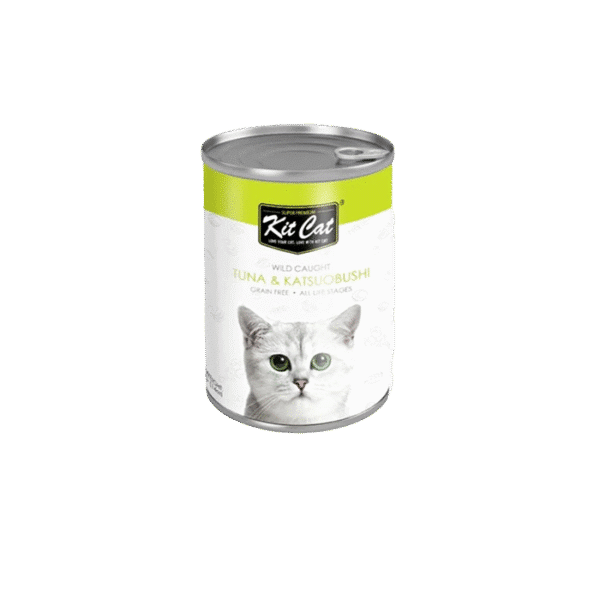 KITCAT GRAIN FREE ATLANTIC TUNA & KATSUOBUSHI 400G