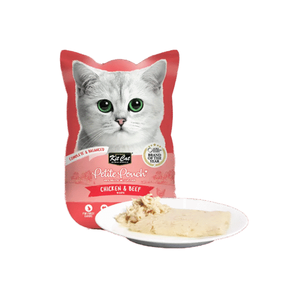 KITCAT PETITE POUCH CHICKEN & BEEF 70G - Image 5