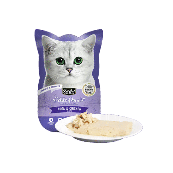 KITCAT PETITE POUCH TUNA & CHICKEN 70G - Image 5