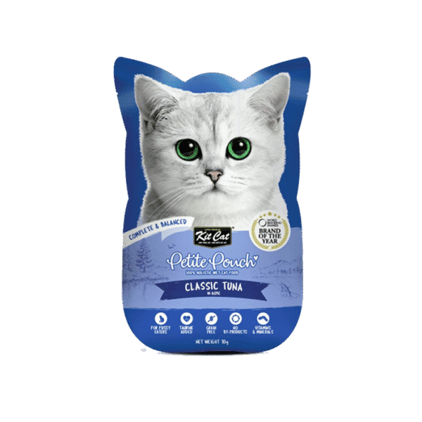 KITCAT PETITE POUCH CLASSIC TUNA 70G