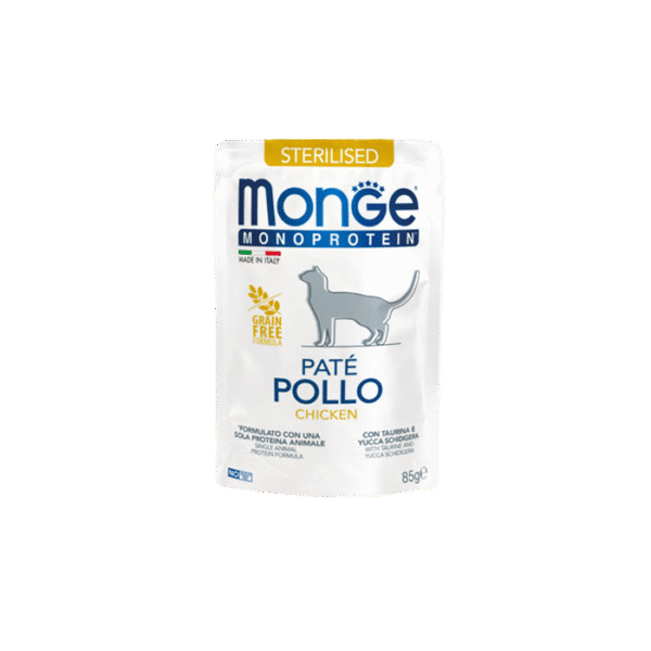 MONGE MONOPROTEIN STERILISED CHICKEN 85G