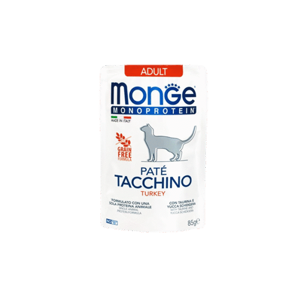 MONGE MONOPROTEIN ADULT TURKEY 85G