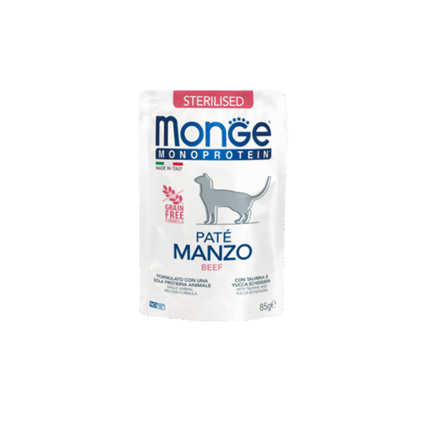 MONGE MONOPROTEIN ADULT BEEF 85G