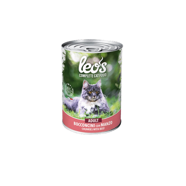 LEOS ADULT CHUNKIES & BEEF 415G