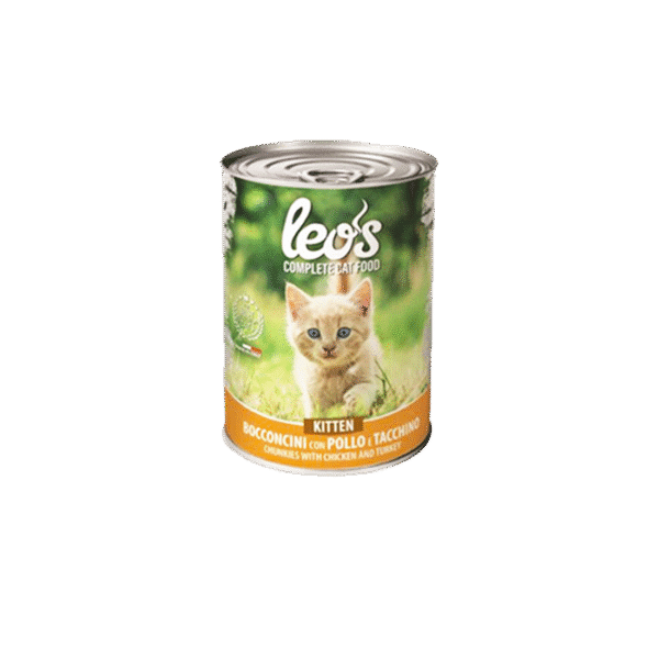 LEOS ADULT CHUNKIES, CHICKEN & TURKEY 415G