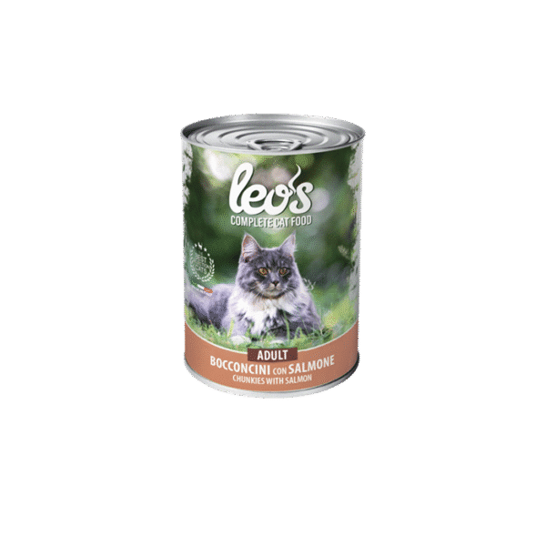 LEOS ADULT CHUNKIES & SALMON 415G