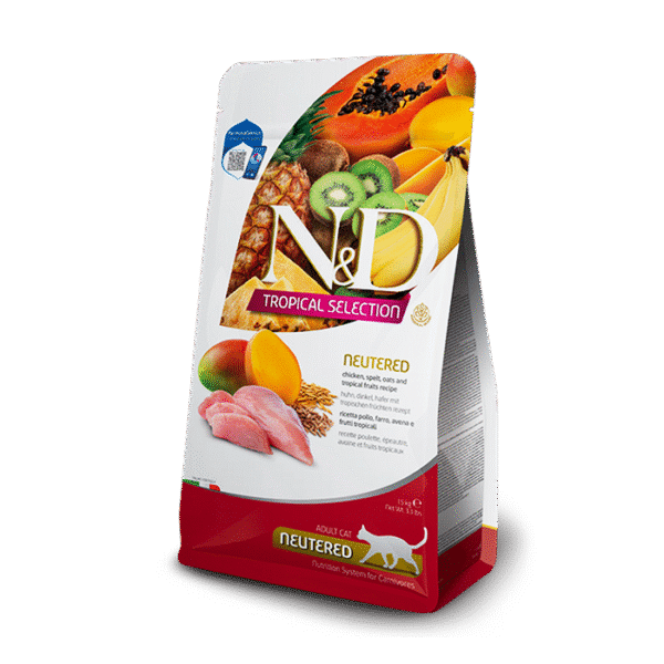N&D NEUTERED TROPICAL SELECTION CHICKEN 5KG