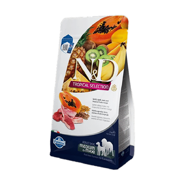 N&D ADULT M-MAXI TROPICAL LAMB 10 KG