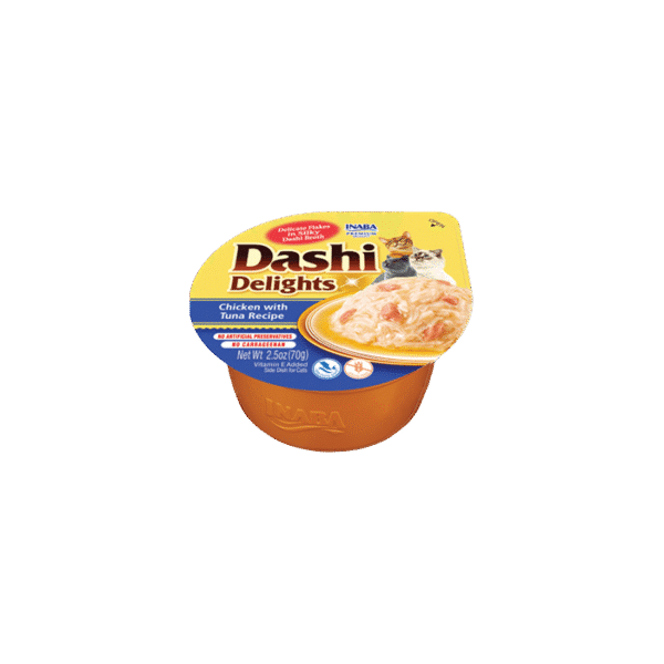 INABA DASHI DELIGHTS CHICKEN & TUNA 70G