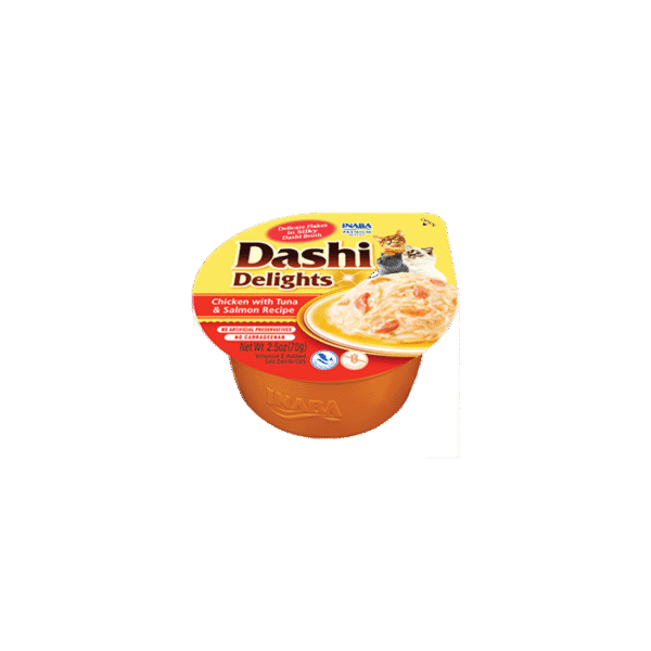 INABA DASHI DELIGHTS CHICKEN, TUNA & SALMON 70G