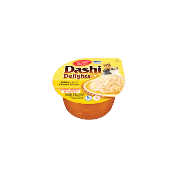 INABA DASHI DELIGHTS CHICKEN & CHEESE 70G