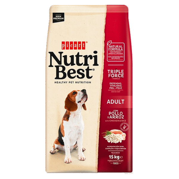 NUTRIBEST ADULT DOG CHICKEN & RICE 15KG