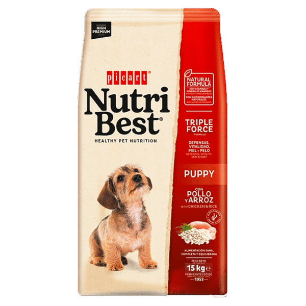 NUTRIBEST PUPPY CHICKEN & RICE 15KG