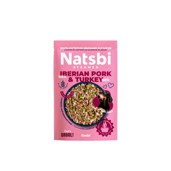 NATSBI STEAMED IBERIAN PORK & TURKEY 200G