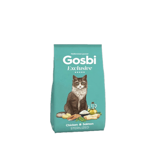 GOSBI EXCLUSIVE STERILISED CHICKEN & SALMON 400G