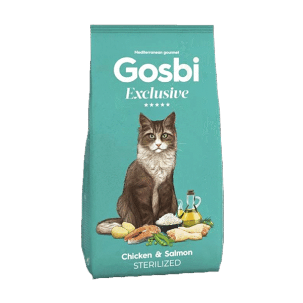GOSBI EXCLUSIVE STERILISED CHICKEN & SALMON 6KG