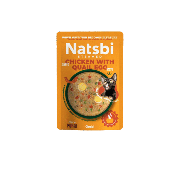 NATSBI STEAMED CHICKEN & QUAIL EGG 80G