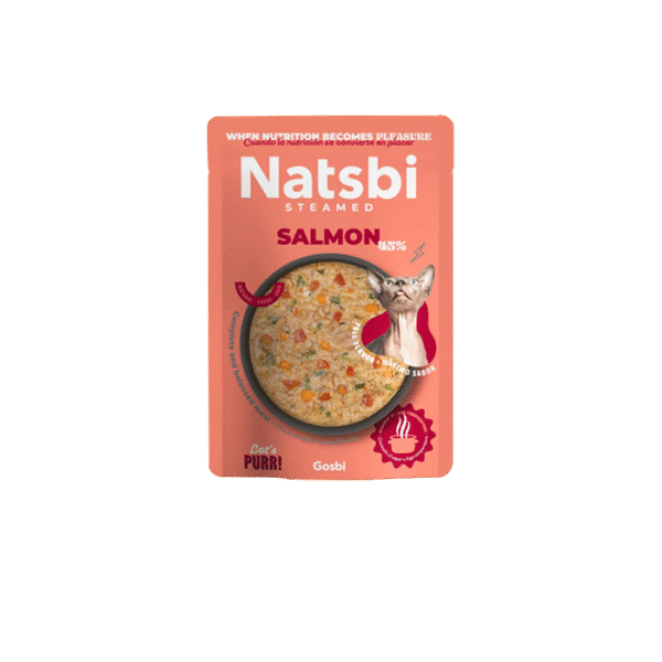 NATSBI STEAMED SALMON 80G