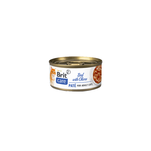 BRIT CARE PATE BEEF & OLIVES 70G