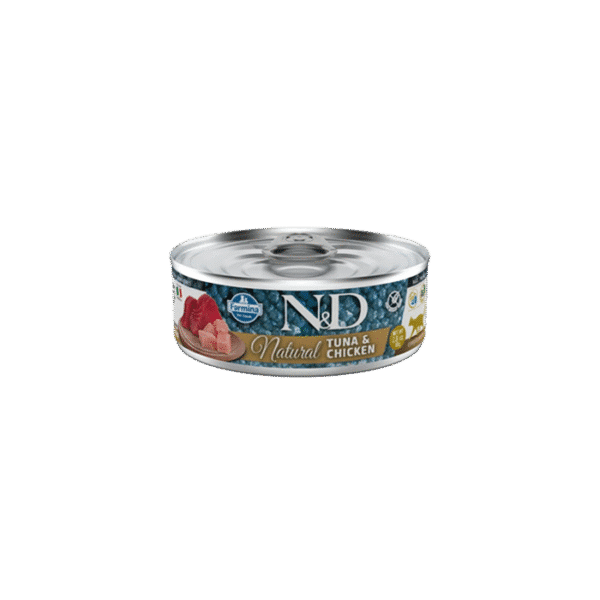 N&D NATURAL TUNA & CHICKEN 70G