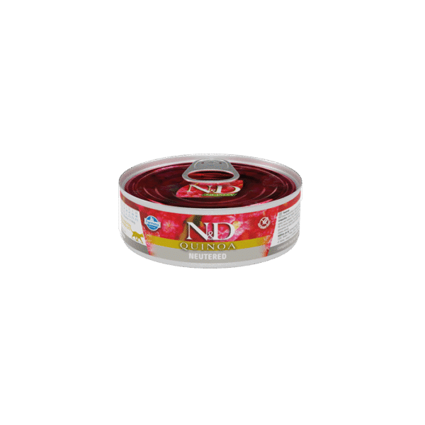 N&D QUINOA NEUTERED PORK 80G