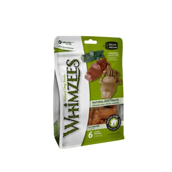 WHIMZEES LARGE ALLIGATOR TREATS DENTAL 360G