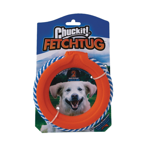 CHUCKIT FETCHTUG RING WITH ROPE