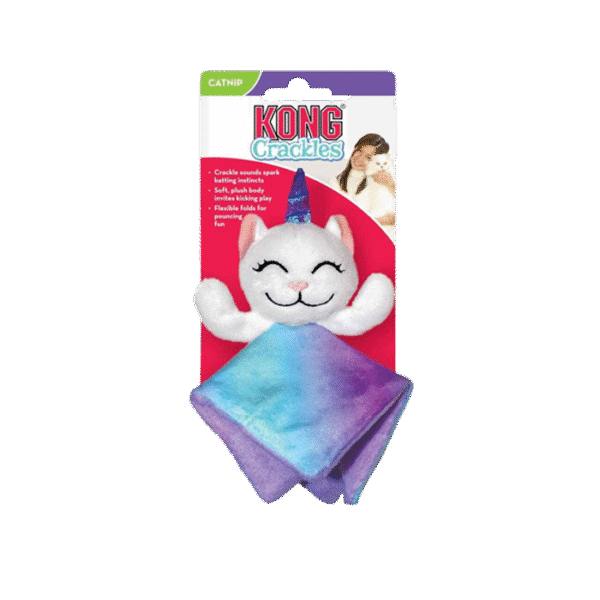 KONG CAT CRACKLES CATICORN 17CM