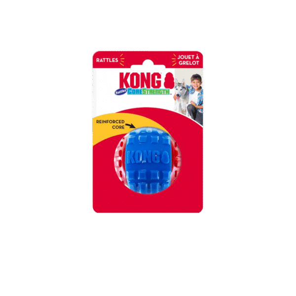 KONG CORE STRENGTH RATTLEZ BALL MEDIUM