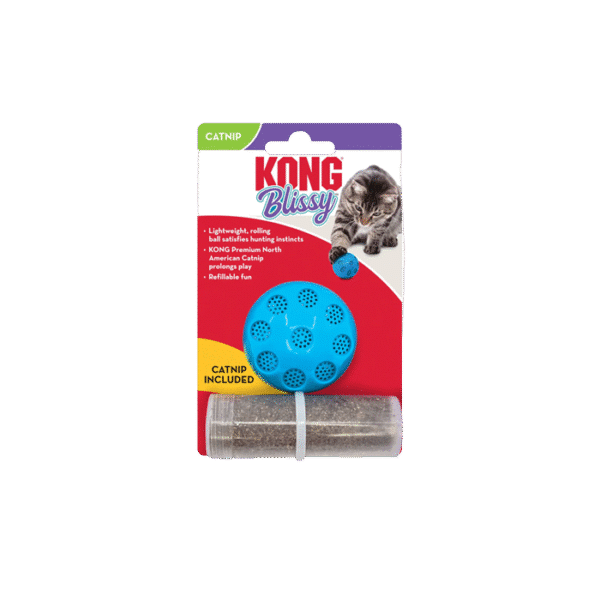 KONG BLISSY MESH BALL WITH CATNIP