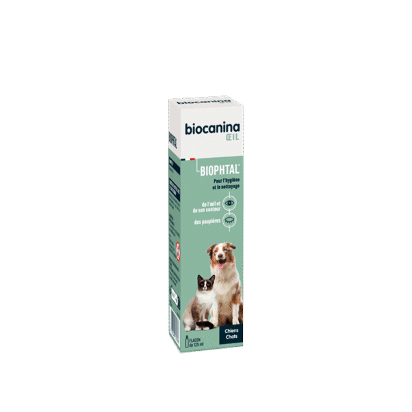 BIOCANINA BIOPHTAL OPHTHALMIC CLEANSING SOLUTION FOR DOGS & CATS