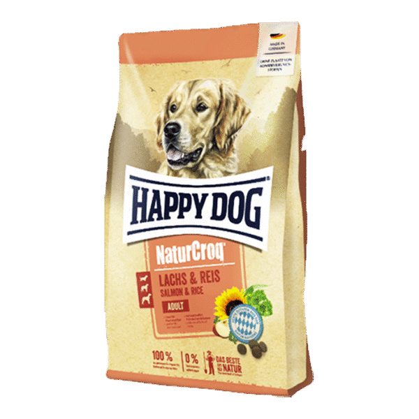 HAPPY DOG NATURCROQ SALMON & RICE 11KG