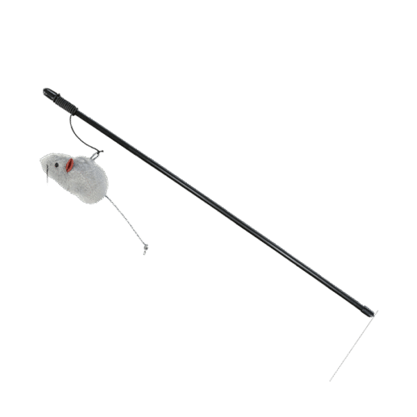 TRIXIE ROD WITH PLUSH MOUSE