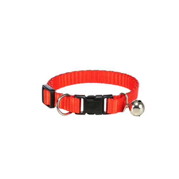 TRIXIE NYLON ELASTIC ADULT CAT COLLAR - ORANGE