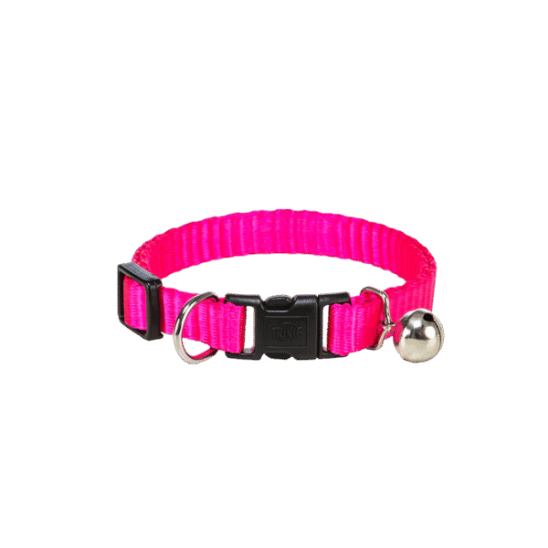 TRIXIE NYLON ELASTIC ADULT CAT COLLAR - PINK