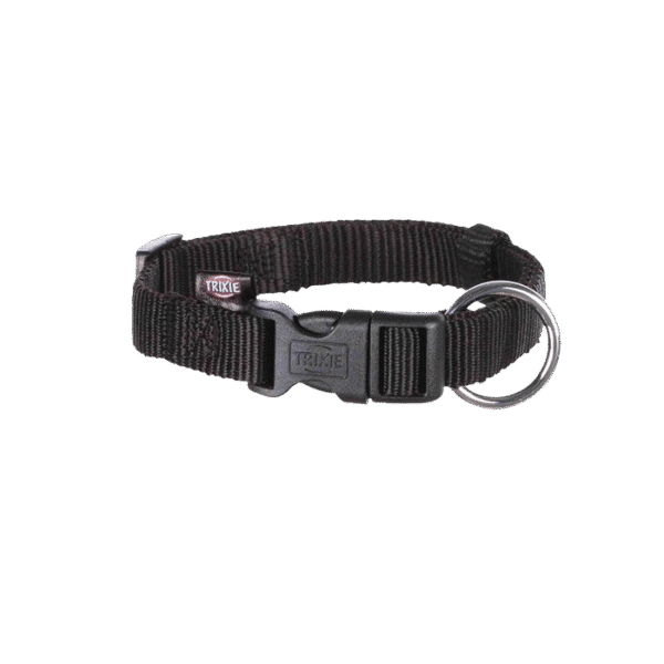 TRIXIE CLASSIC COLLAR BLACK L-XLARGE