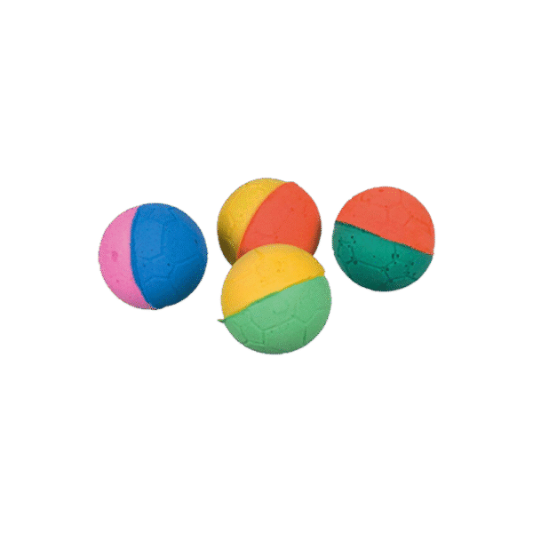 TRIXIE SET OF SOFT RUBBER 4 BALLS