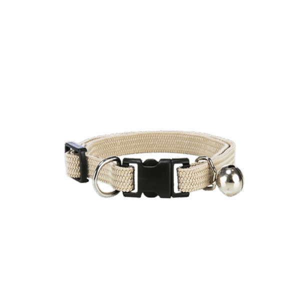 TRIXIE ELASTIC CAT COLLAR - BEIGE