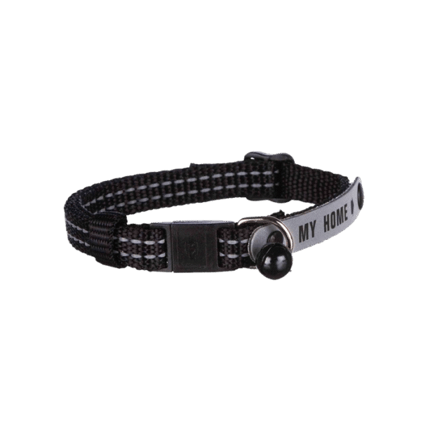 TRIXIE REFLECTIVE NYLON CAT COLLAR WITH ADDRESS HOLDER