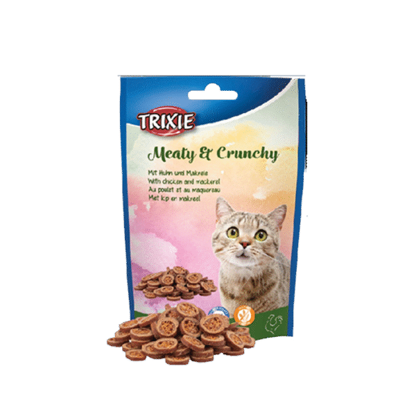 TRIXIE MEATY CRUNCHY CHICKEN & CATNIP 50G