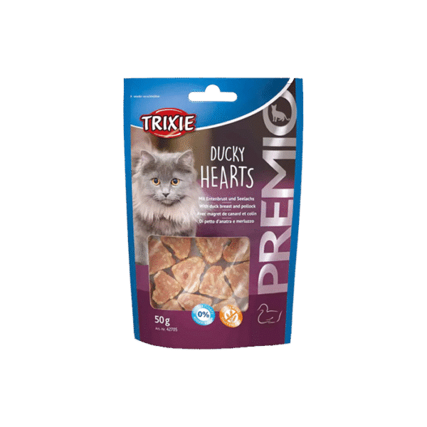 TRIXIE PREMIO CHEW HEARTS DUCK 50G