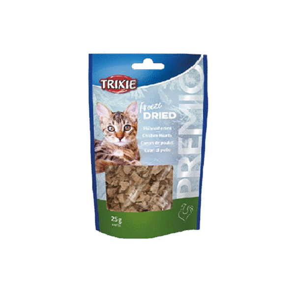TRIXIE CHEWING HEARTS DRIED CHICKEN 25G