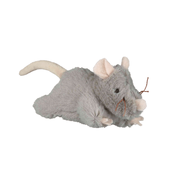 TRIXIE MOUSE WITH MICROCHIP PUSH & CATNIP