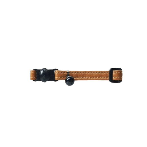HUNTER CAT COLLAR BROWN LEATHER