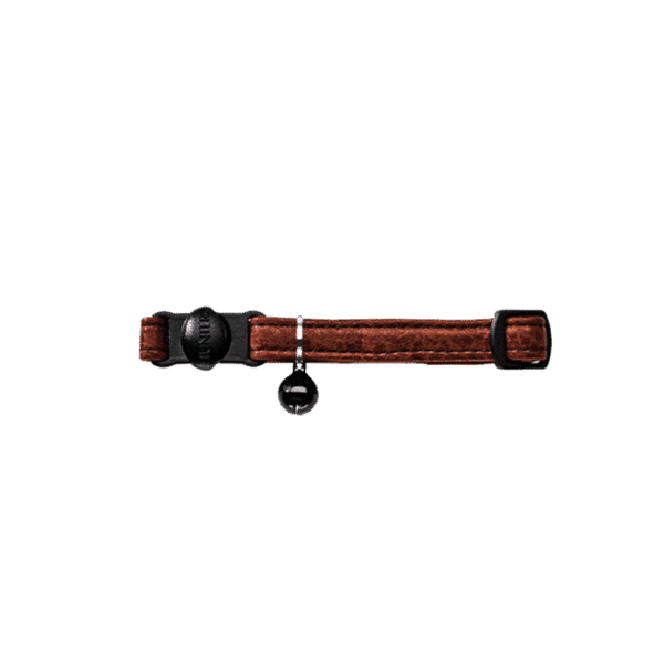 HUNTER CAT COLLAR CODY BISON LEATHER