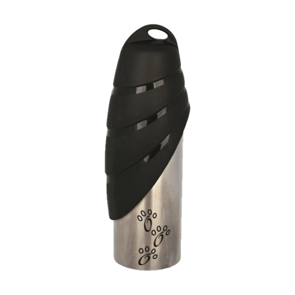 TRIXIE BOTTLE WITH BOWL STAINLESS STEEL